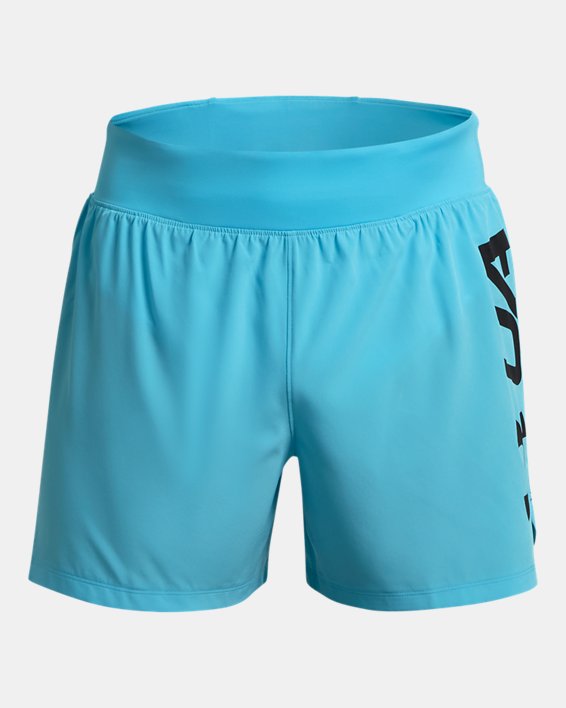 Men's UA Speedpocket 5" Shorts, Blue, pdpMainDesktop image number 8